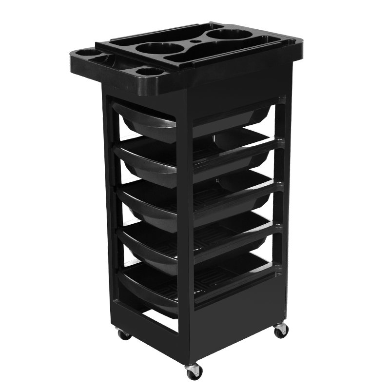 32" Beauty Salon Spa Styling Station Trolley Equipment Rolling Storage Tray Cart