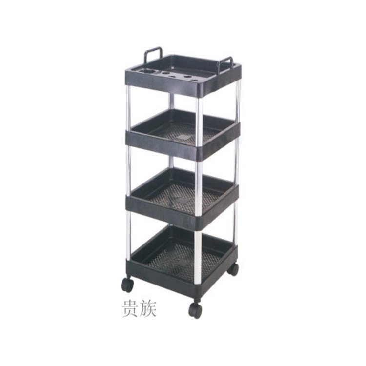 Plastic Hair Salon Trolley Storage Tray Cart Home Spa Hairdressing Trolley