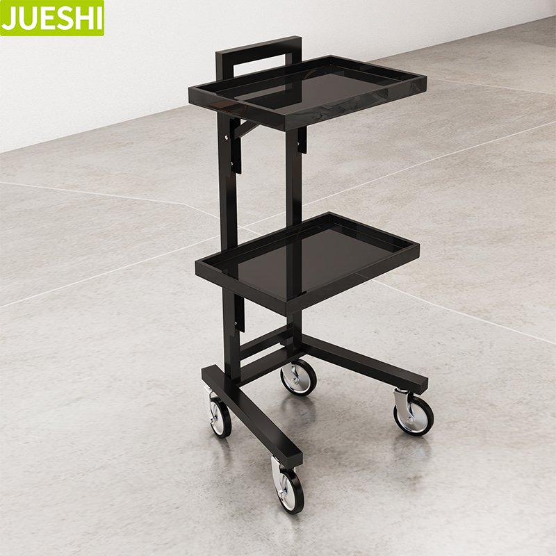 JUESHI Hot Sale Acrylic Cabinet Beauty Salon Equipment Cabinet With Tools For Barber Beauty Salon Tools Cart Supplier