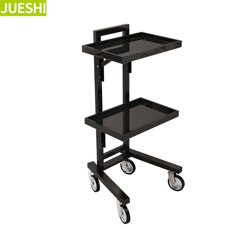 JUESHI Hot Sale Acrylic Cabinet Beauty Salon Equipment Cabinet With Tools For Barber Beauty Salon Tools Cart Supplier