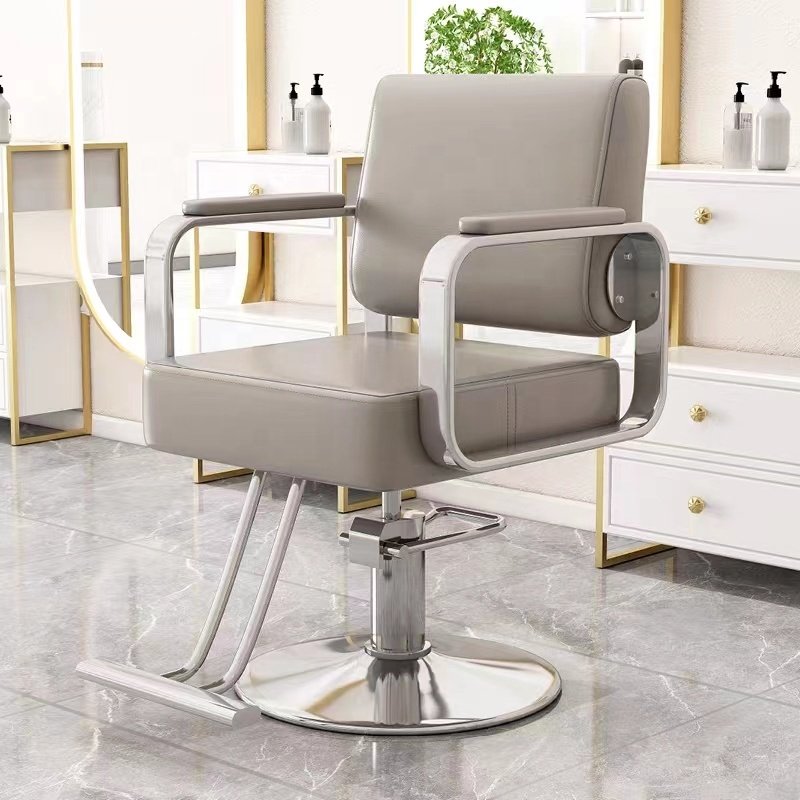 2024 YOUTAI White Saloon Sillas Peluqueria Para Furniture De Belleza Reclining Barber Hairdressing Salon Chair For Beauty Hair