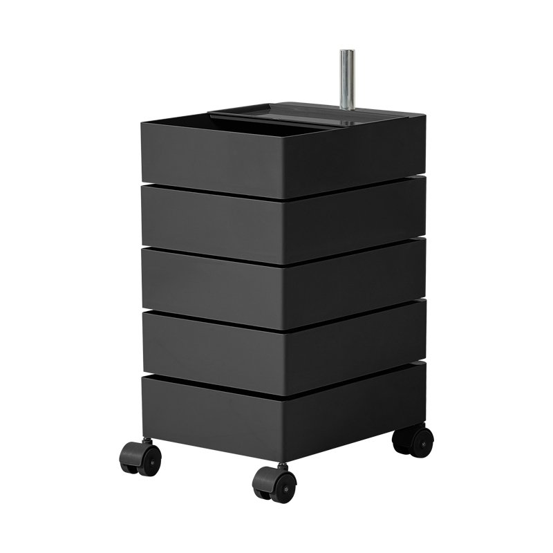 Net Red Stainless Steel Manufacturing Rotatable Five Layer Tool Cart made in China