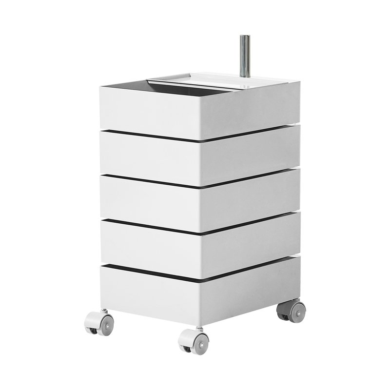 Net Red Stainless Steel Manufacturing Rotatable Five Layer Tool Cart made in China