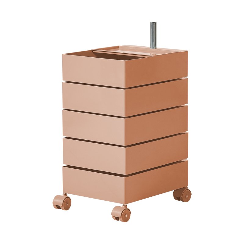 Net Red Stainless Steel Manufacturing Rotatable Five Layer Tool Cart made in China