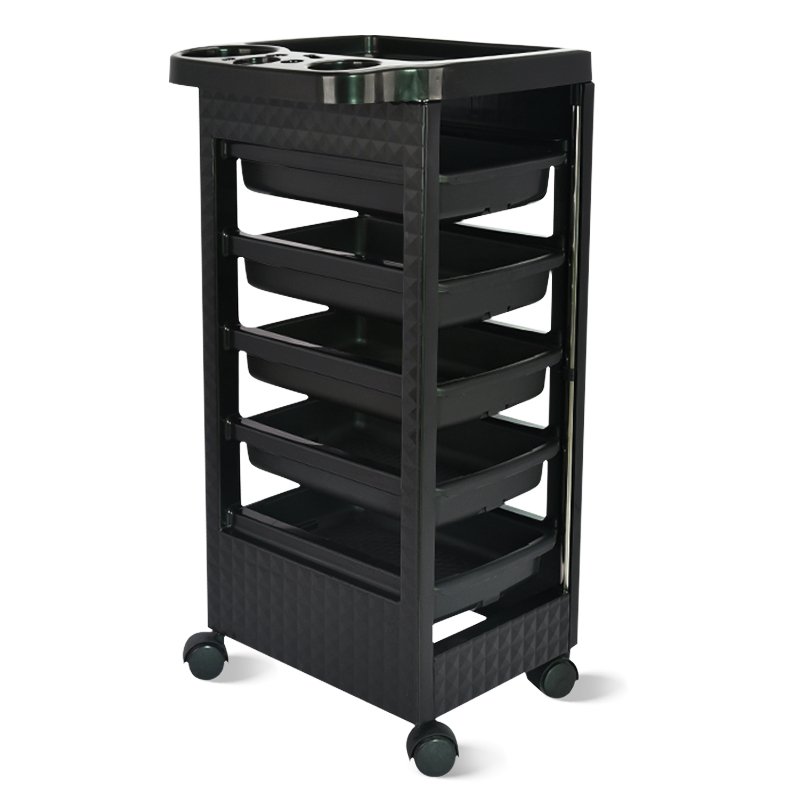 Professional Hair Salon Furniture Modern Design Barber Cart Trolley Made of Plastic for Use in Schools Hospitals and Workshops