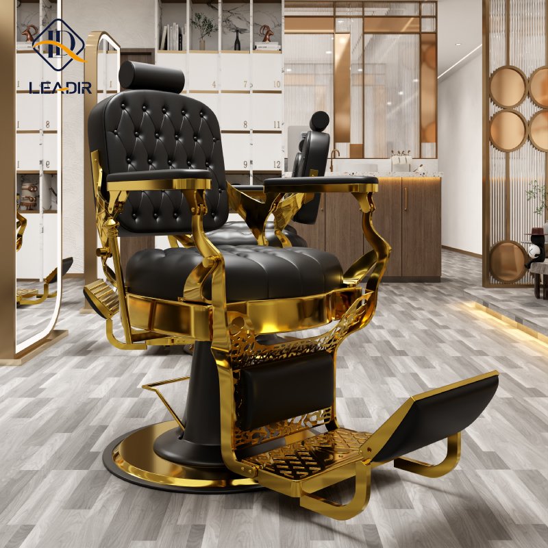 Wholesale hydraulic reclinable salon chair heavy duty hairdressing equipment hair chair barber furniture luxury for sale