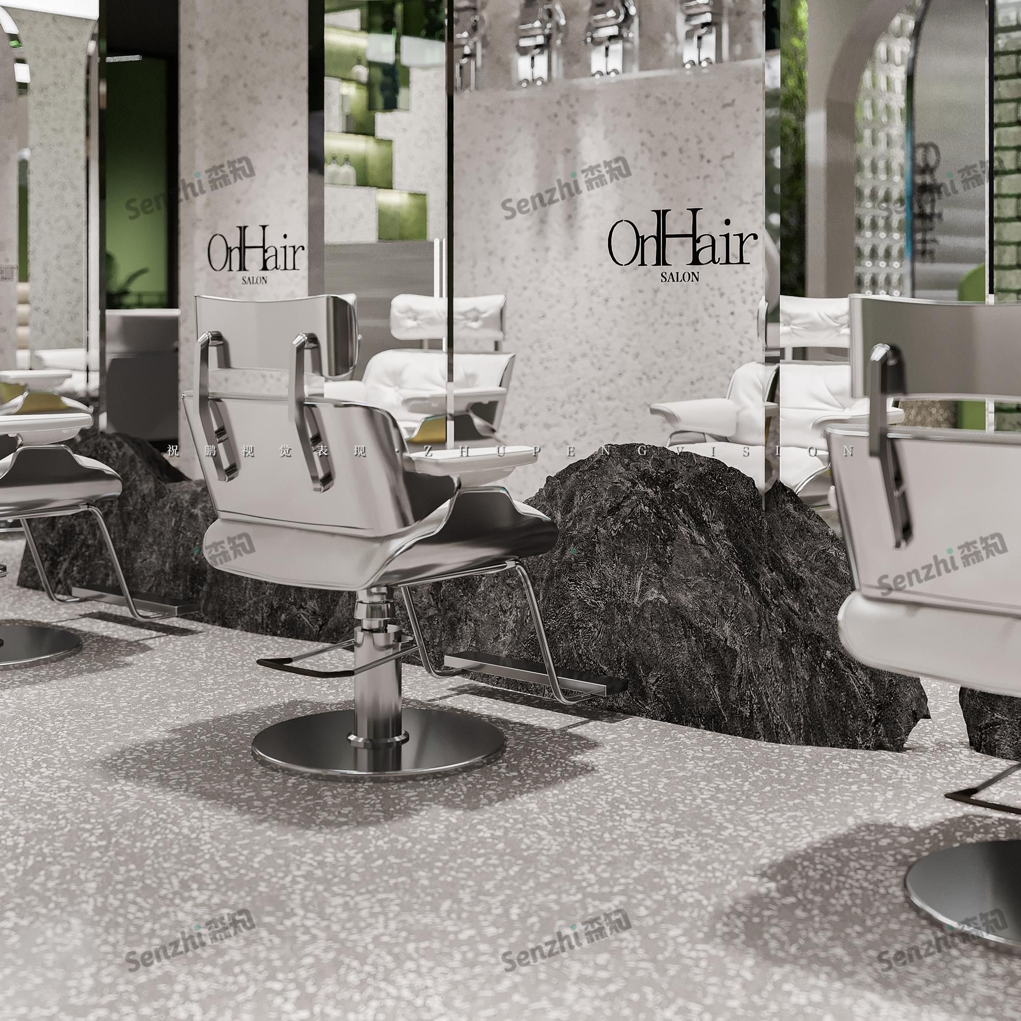 Modern luxury leather barber chair for men hydraulic lift belmont barber chair salon hair salon exclusive