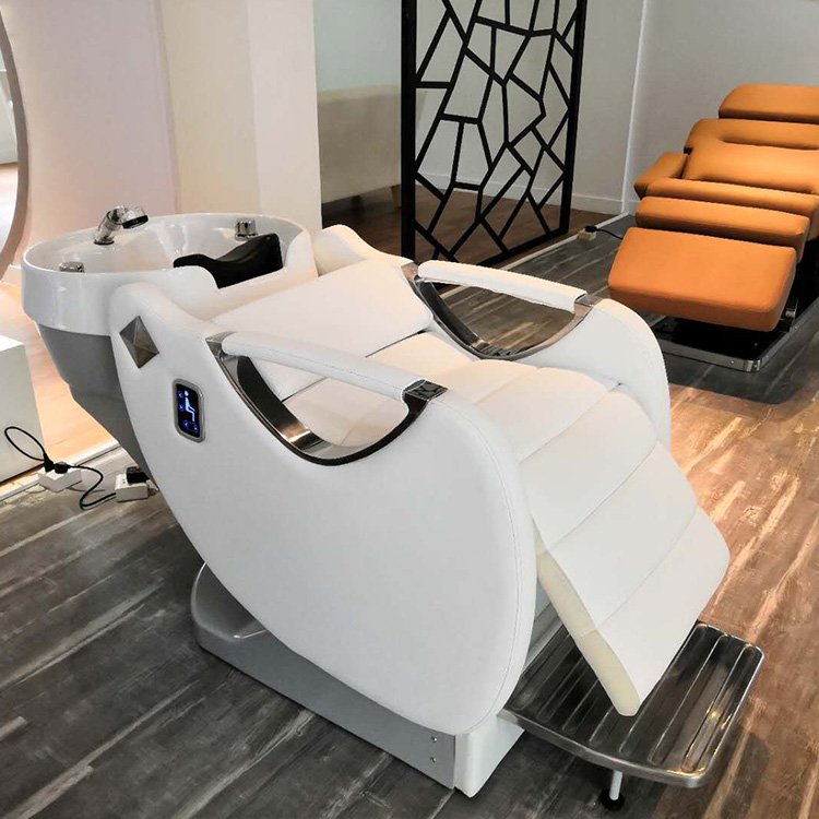 Hot sale shampoo bed massage reclining shampoo chair hair salon bed shampoo chair for salon