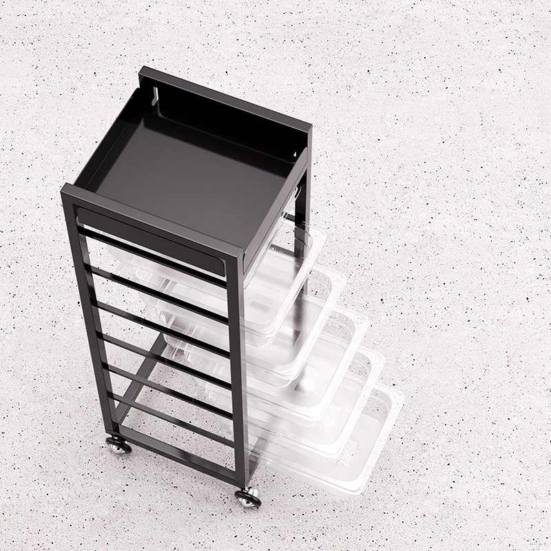 Modern Design Hair Salon Cart Tool Cart Stainless Steel Plastic Iron Spa Home Hospital Workshop Supermarket Warehouse School Use
