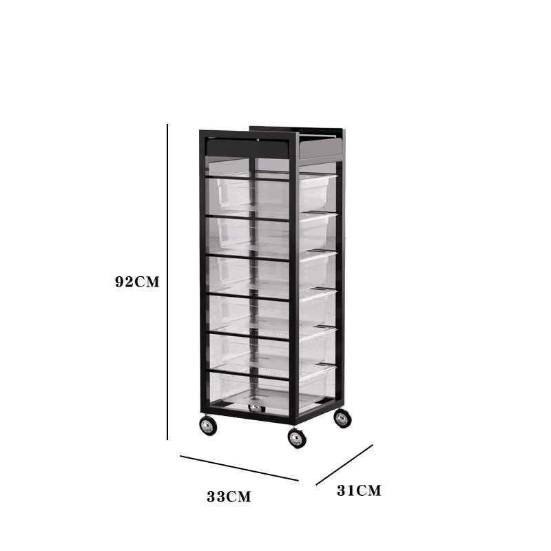 Modern Design Hair Salon Cart Tool Cart Stainless Steel Plastic Iron Spa Home Hospital Workshop Supermarket Warehouse School Use