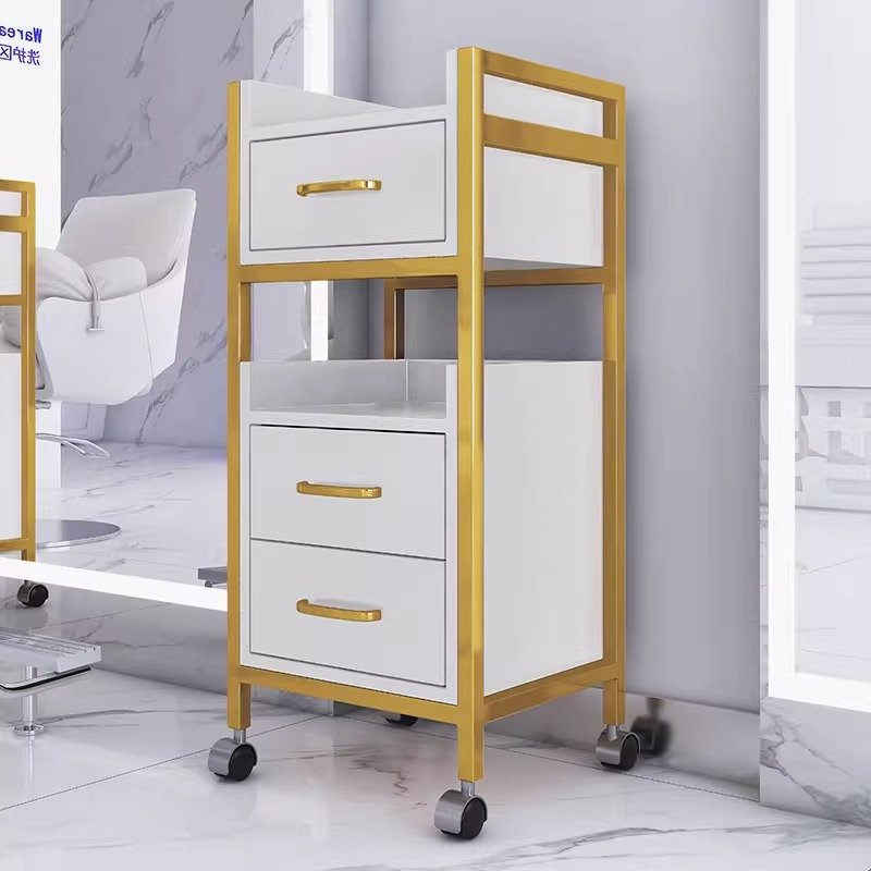 New barbershop cabinet hair salon special tool car hair shop shelf tool desk hair cart small cabinet