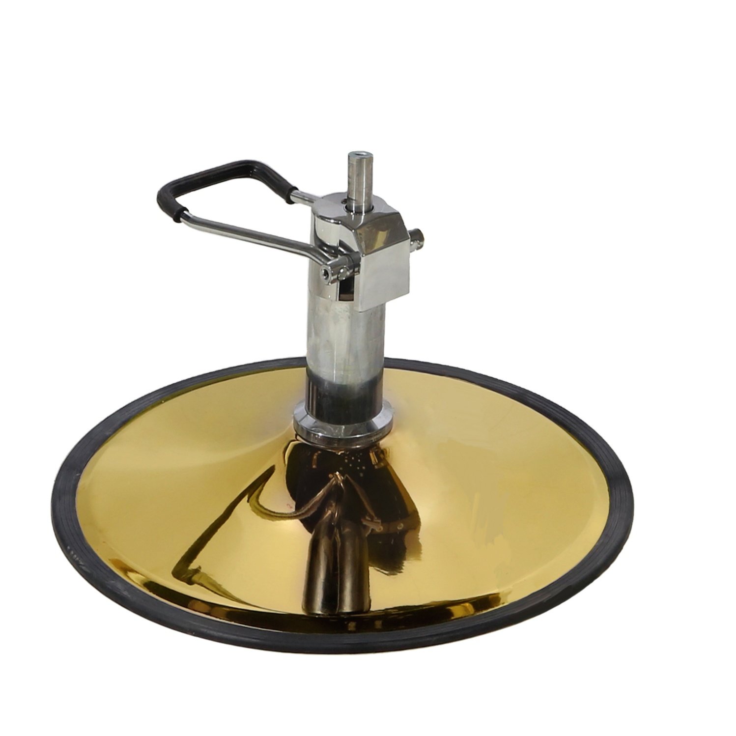 Hairdressing Furniture Barber Chair Part Accessories Hydraulic Gold Pump Styling Chairs Round Base