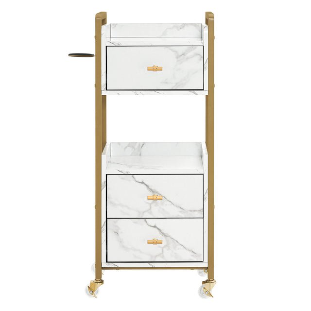 DM Professionnel plastic beauty hair salon trolley with doesn't suck hair wheel