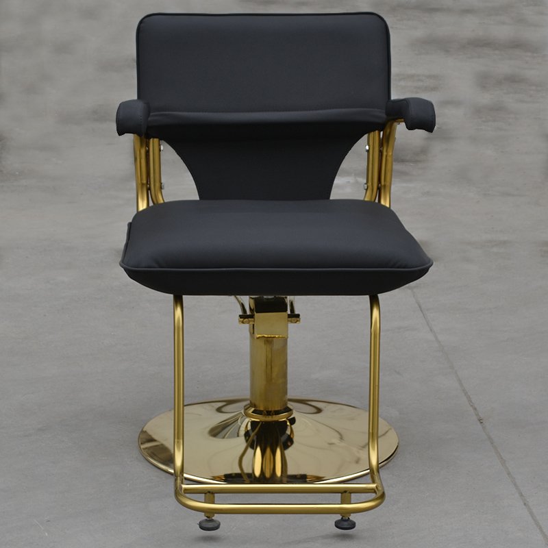 Factory supply modern chairs furniture salon styling chairs whole set black salon barber hair chair
