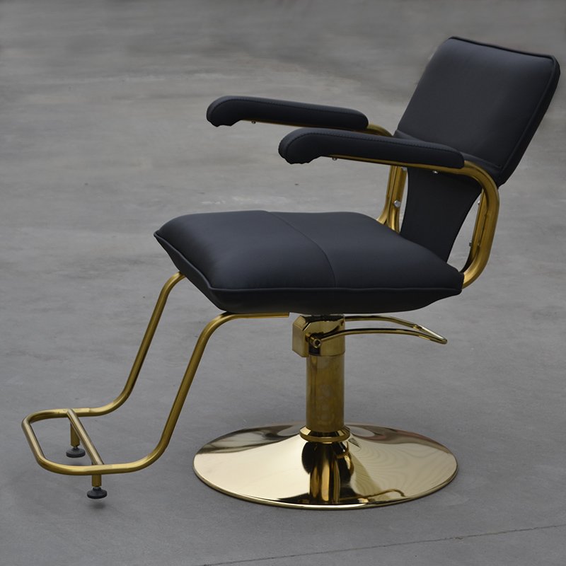 Factory supply modern chairs furniture salon styling chairs whole set black salon barber hair chair