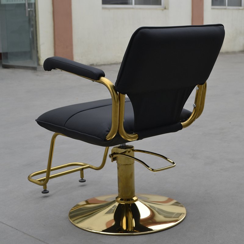 Factory supply modern chairs furniture salon styling chairs whole set black salon barber hair chair