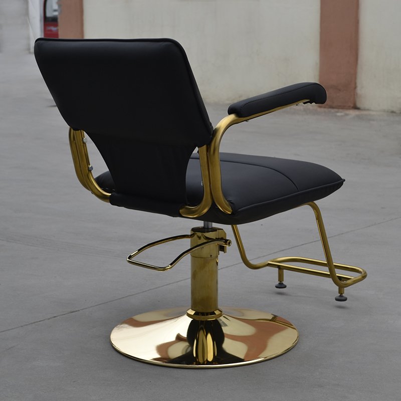 Factory supply modern chairs furniture salon styling chairs whole set black salon barber hair chair