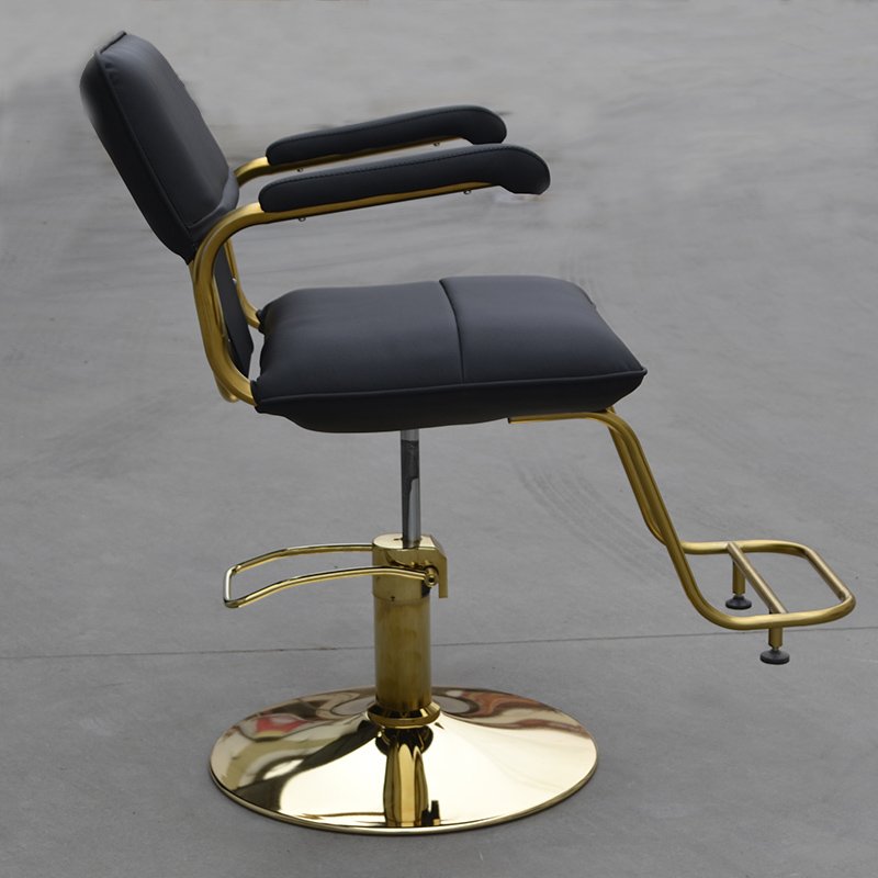 Factory supply modern chairs furniture salon styling chairs whole set black salon barber hair chair