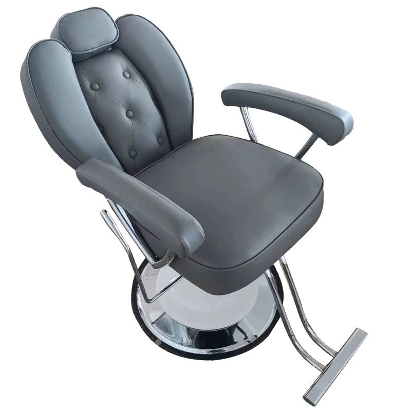 MOQ 1 High Quality One-Step Connection Aluminum Workshop Barber Chair Hydraulic Chair Recline Chair 10 Years Warranty