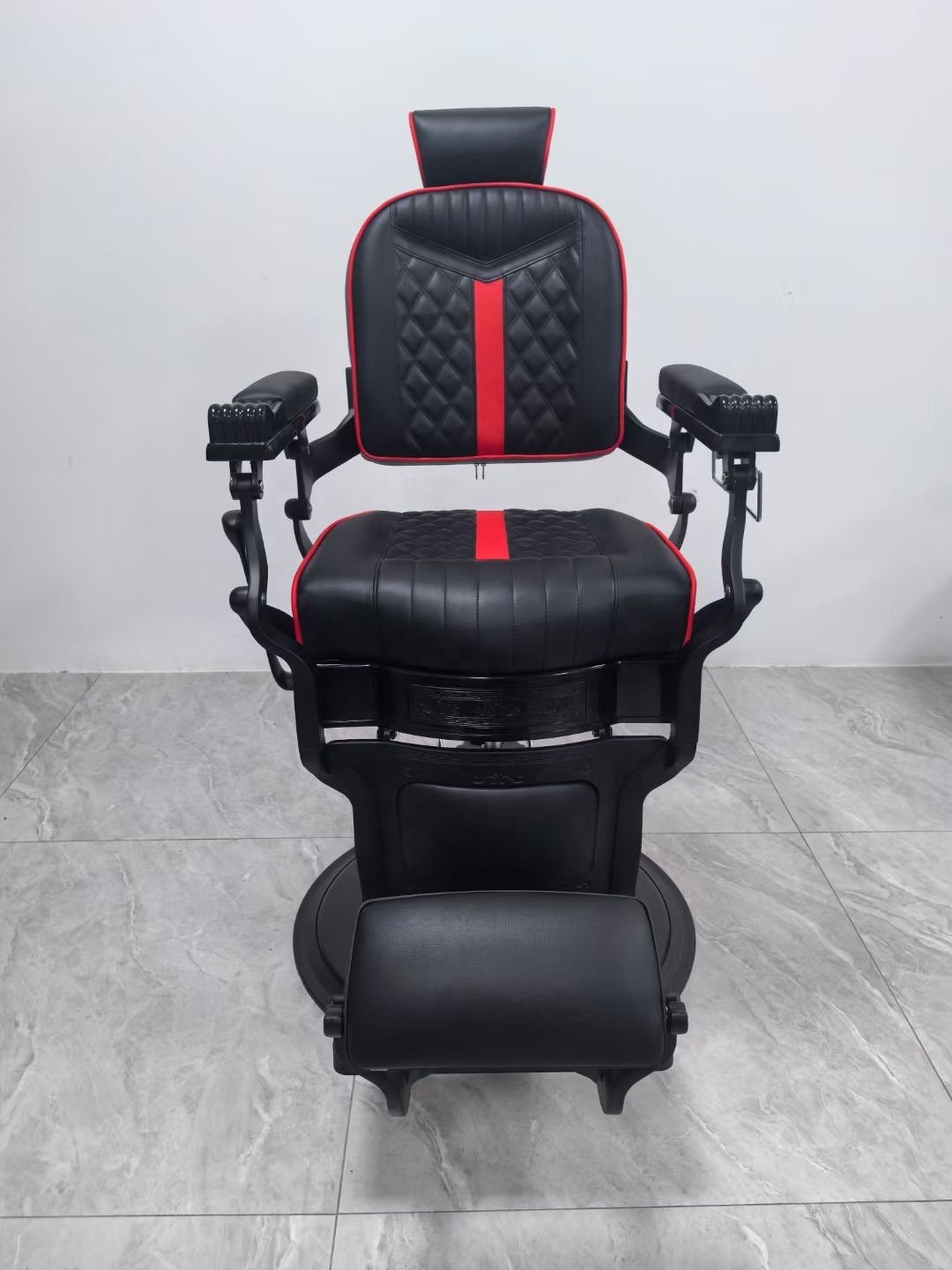 wholesale Portable professional model barber chair custom beauty salon black hair cutting chair