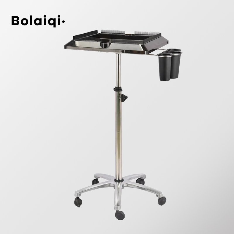 BOLAIQI Professional Hairdressing Salon Trolley Hair Dryer Holder Cart Hair Extension Trolley