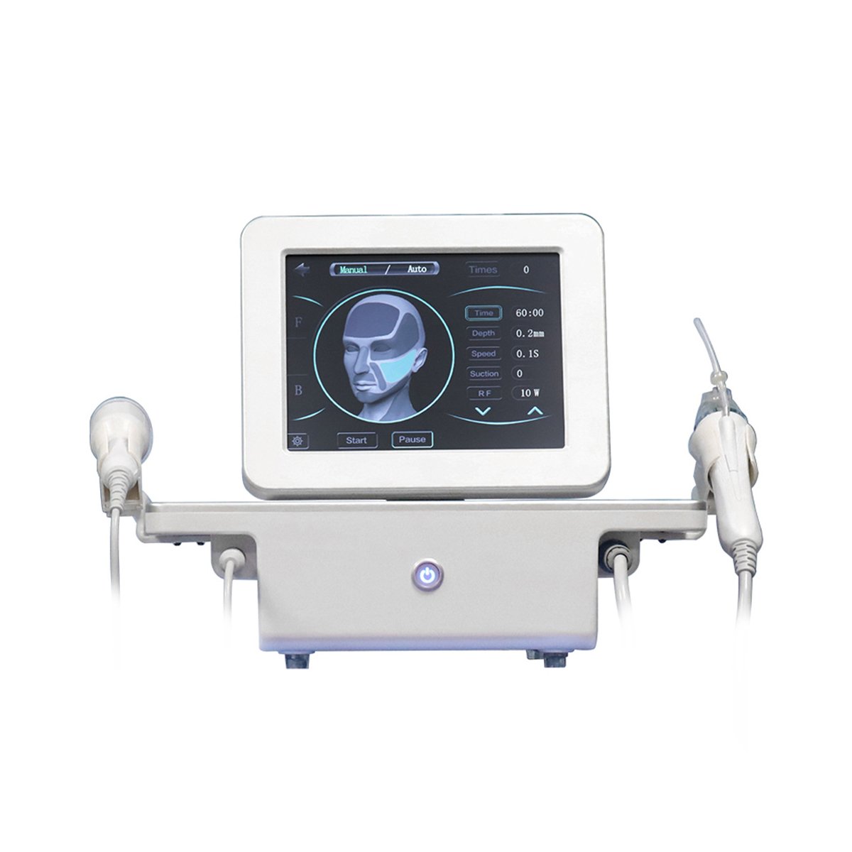 2 Handles Body Facial Fractional Radiofrequency Machine RF Anti Wrinkle Skin Tightening Machine