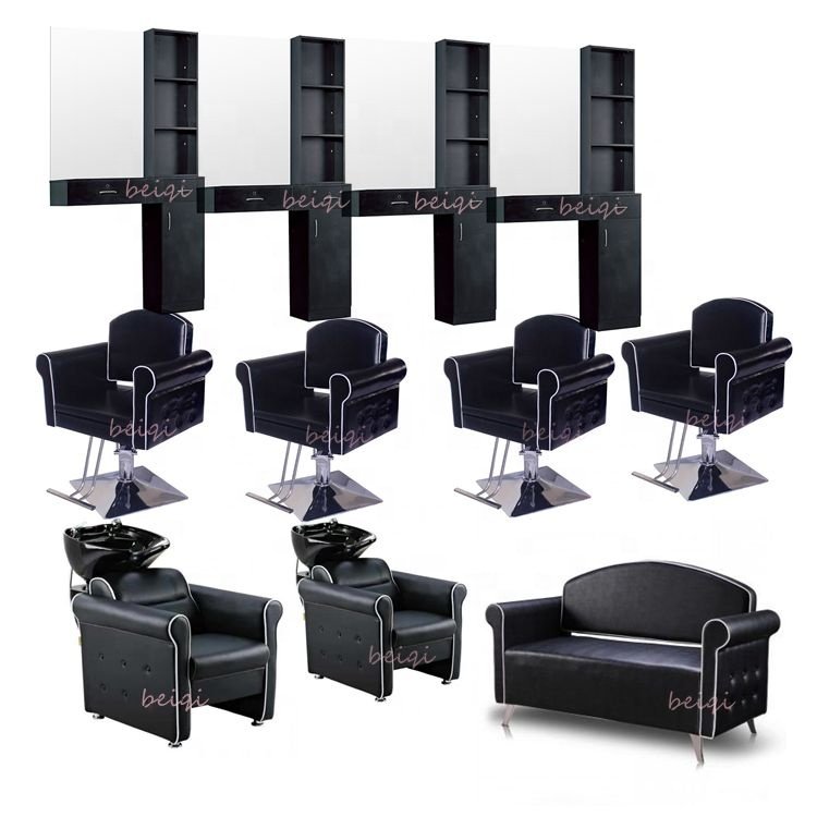 Beiqi high quality vintage wood armrest barber chair for sale philippines