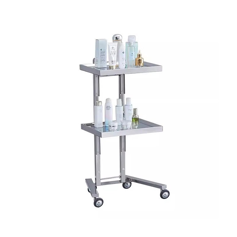Qunpeng Multi-function Folding Stainless Steel Ironing Tools Barber Shop Hair Salon Trolley Beauty Salon Equipment