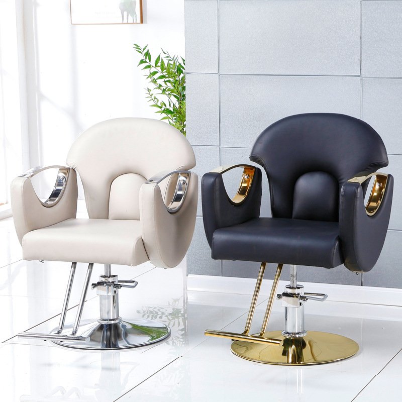 Hot Selling Hair Salon Furniture Reclining Barber Chair Adjustable Golden Barber Chair Beauty Salon Factory
