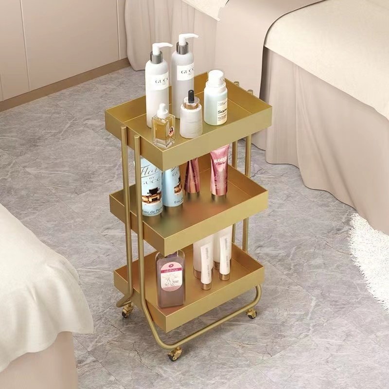 Beauty Cart High-end Luxury Manicure Tattoo Cart Storage Racks Barbershop Special Tool Cart