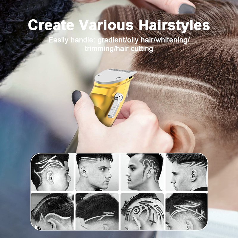Five Plus New Design Barber Clippers Hair Cut Machine Electric Trimmer Rechargeable Professional Cordless Hair Clipper for Men