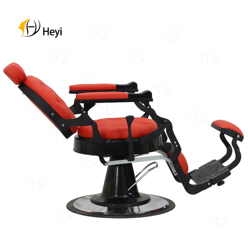 wholesale price custom professional modern salon reclining hydraulic pump vintage red barber shop chair for men