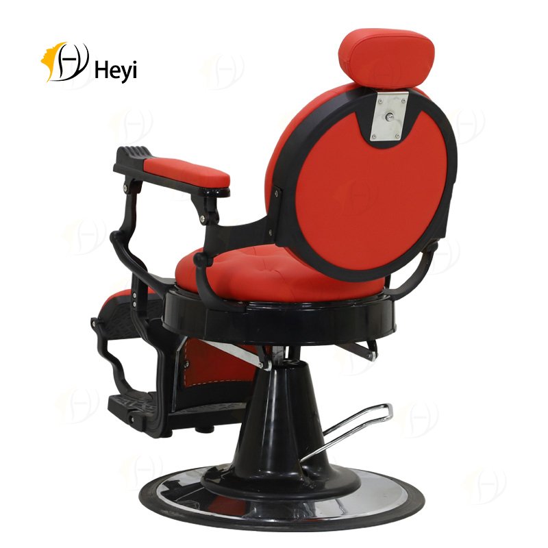 wholesale price custom professional modern salon reclining hydraulic pump vintage red barber shop chair for men