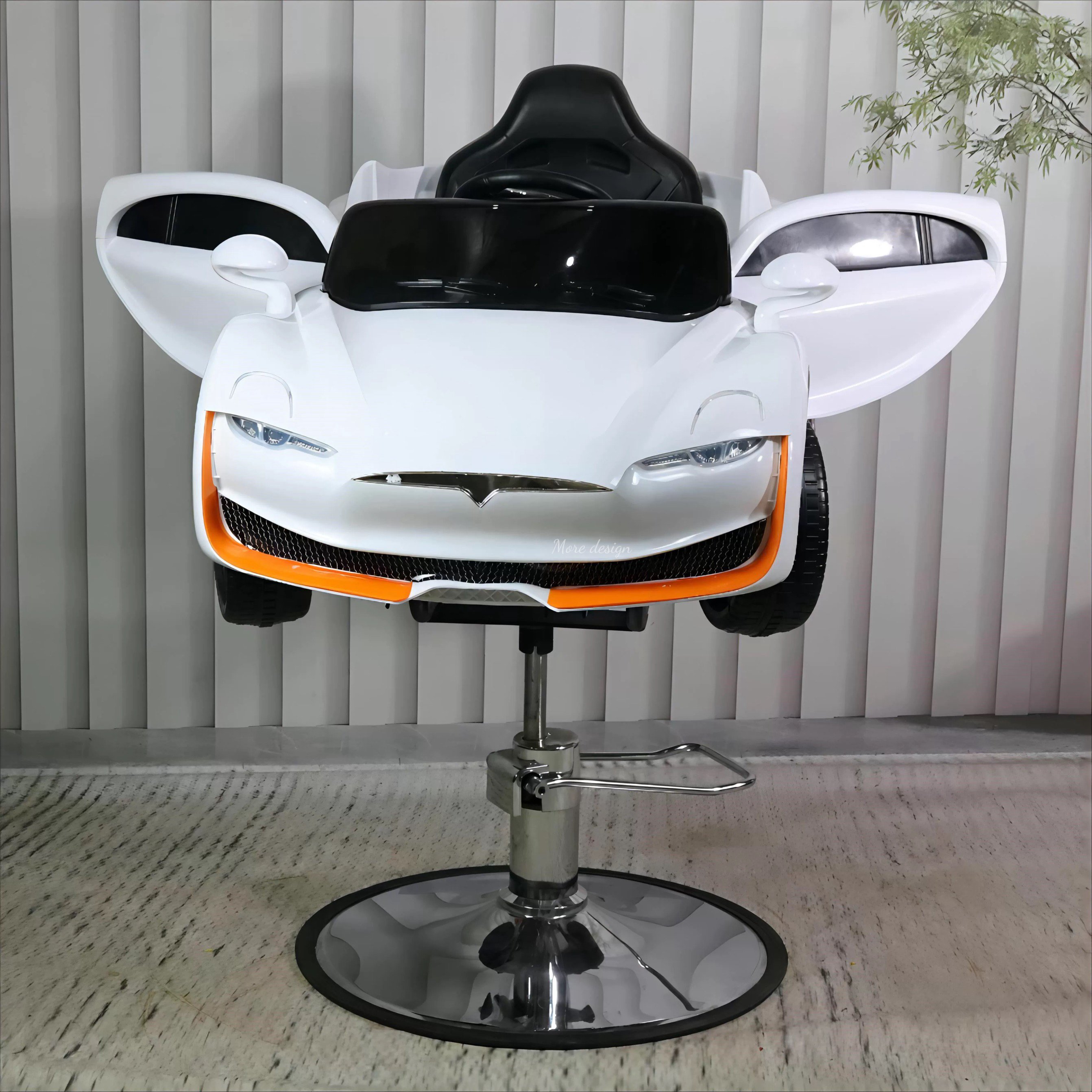MORE DESIGN children's car hair cutting electric cartoon toy hair salon seat hair salon Kids Barber Chair
