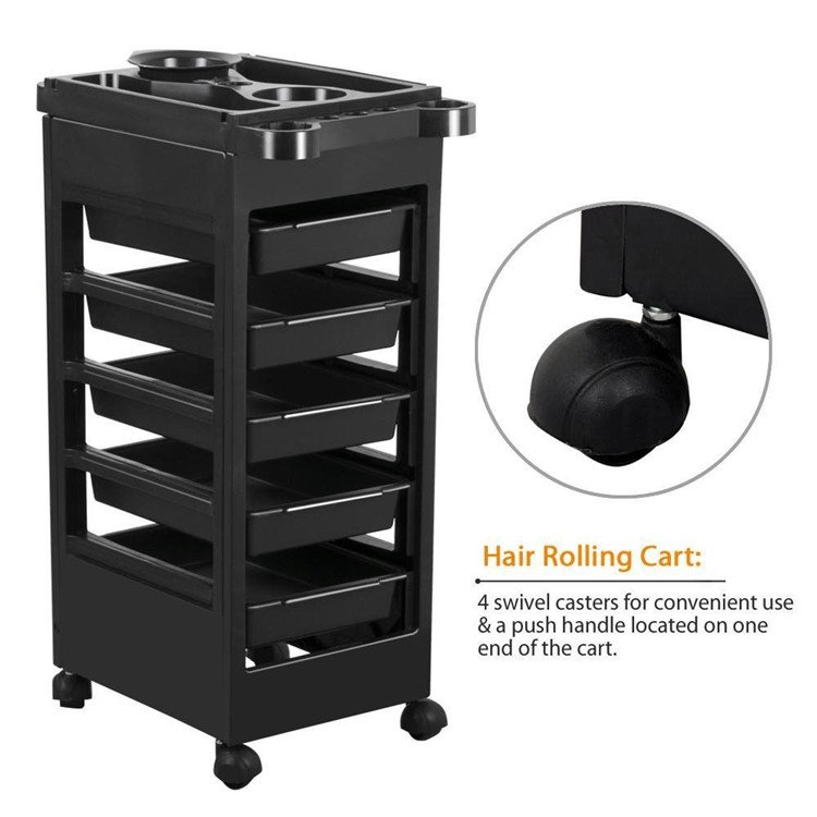 Wholesale professional salon beauty trolley hair stylist barber shop trolley