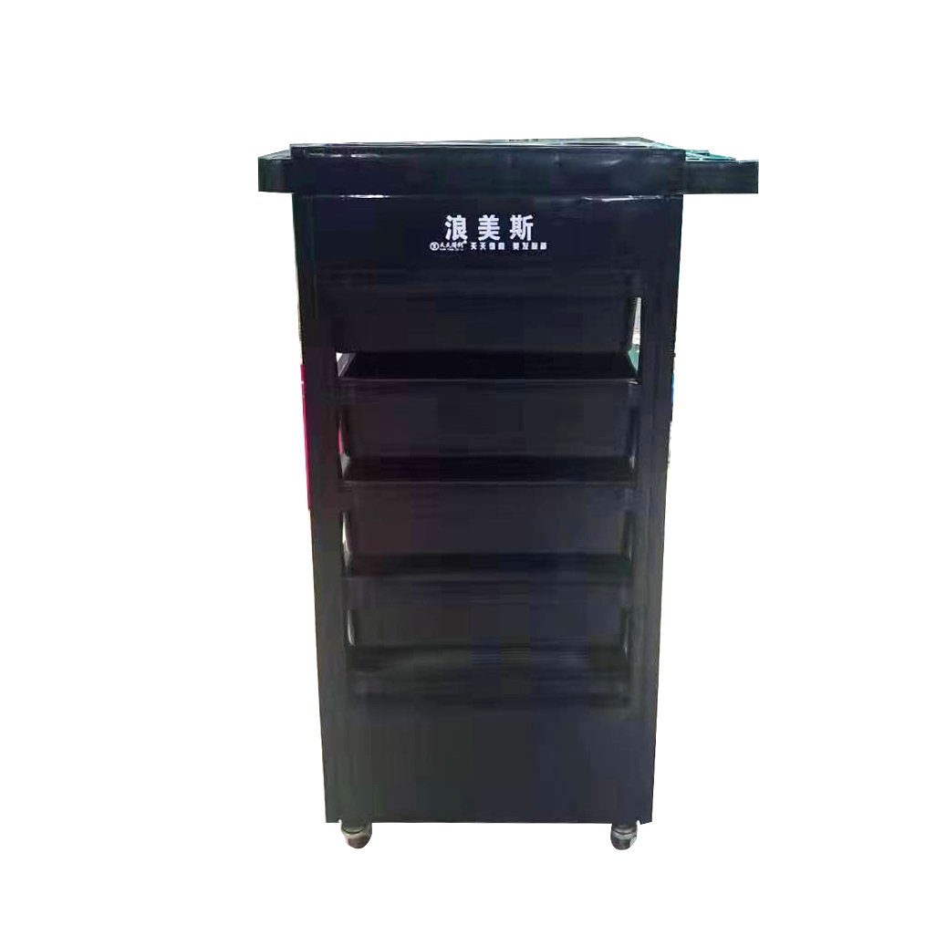 Hot Hair Salon Barber Tools Trolley Multi-layer Utility Large Capacity Barber Equipment Trolley with Wheels