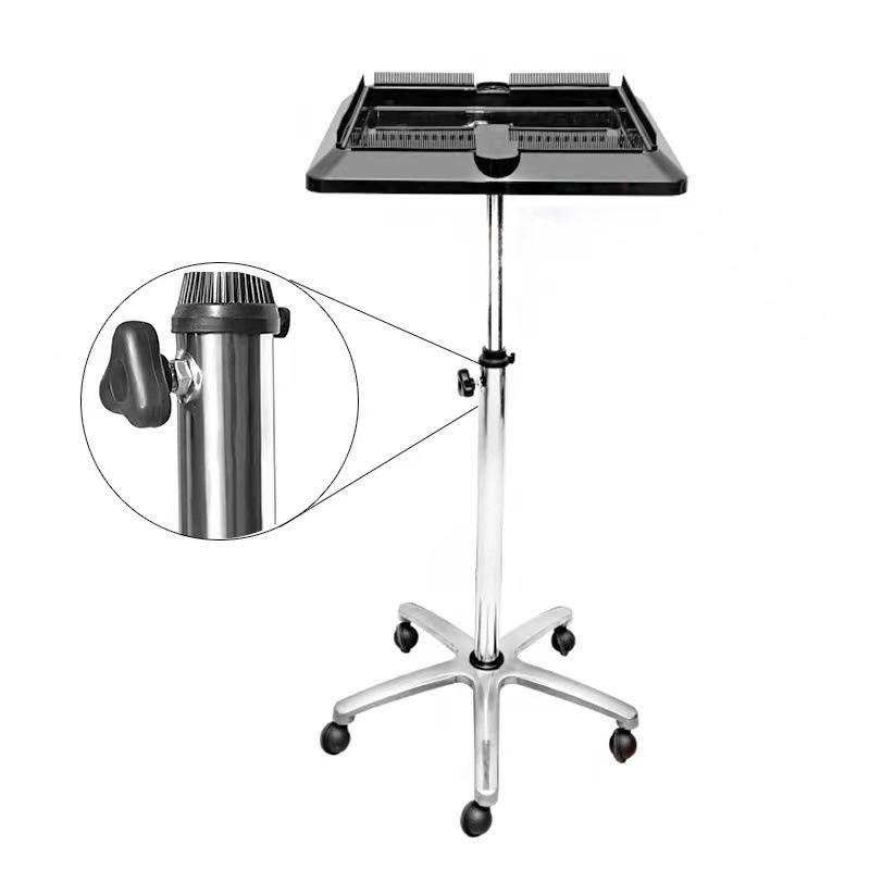 Stainless Steel Adjustable Wig Bracket Cart Hair Extension Tray Tool Cart Hairdressing Beauty Salon Trolley Equipment