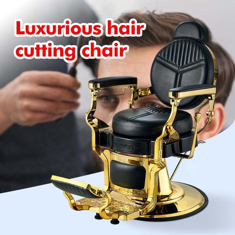 QingMu Professional vintage hairdressing saloon salon furniture durable barbershop mix color barber chair