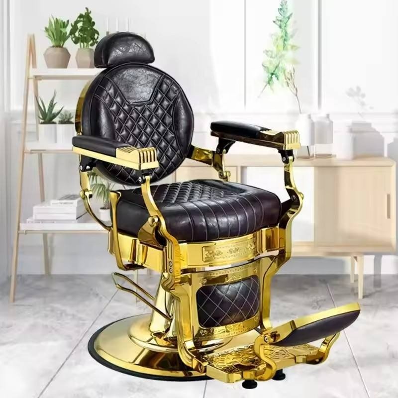 QingMu Professional vintage hairdressing saloon salon furniture durable barbershop mix color barber chair