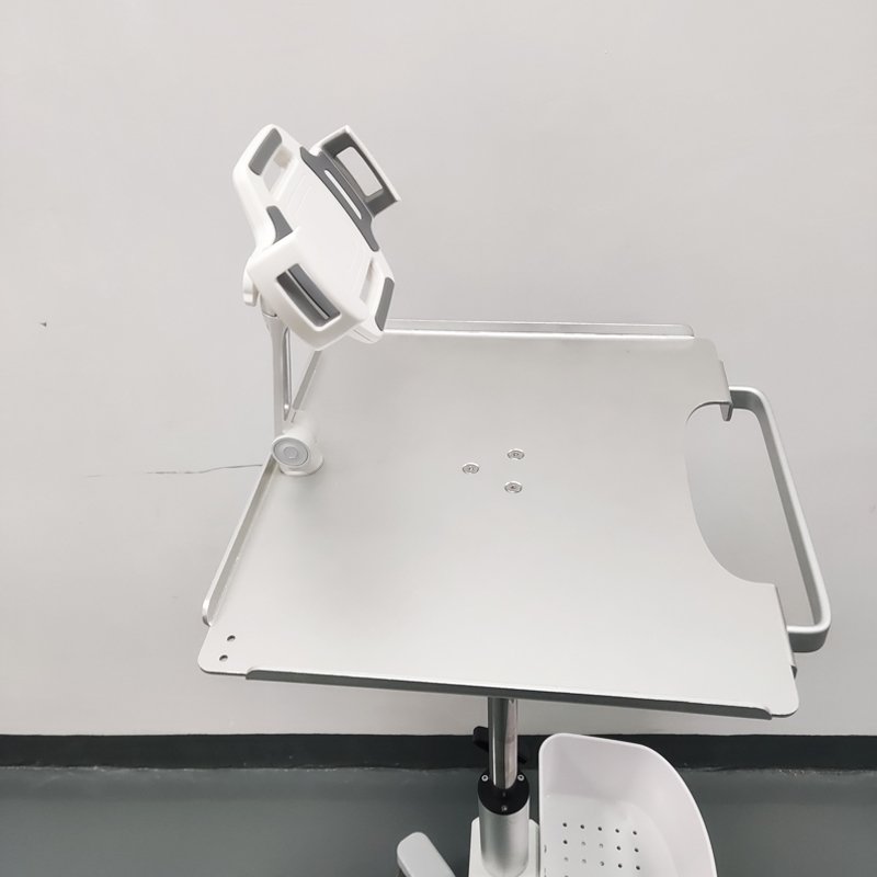 Hot Sale Small Panel Medical Trolley Cell Phone and Tablet Clip for Hospital Furniture