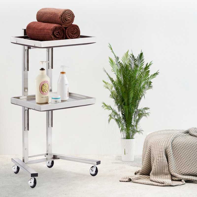 Antlu Luxury Gold Metal SPA Salon Trolley Cart Beauty Hairdresser Barber Trolley for Salon Equipment Furniture