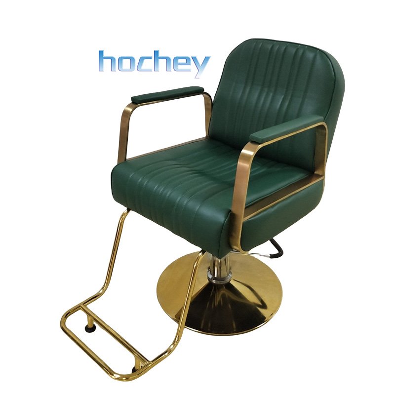 Hochey Medical Gold Luxury Design Vintage Barber Chair Rotatable Beauty Salon Hair Salon Chairs Beauty Salon Furniture Chairs