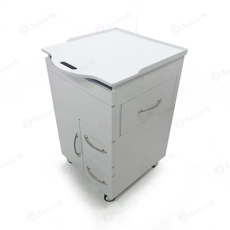 Multifunctional Combination Trolley Stainless Steel Medical Clinic Furniture Mobile Oral Scanner Cabinet Mobile Dental Cabinet
