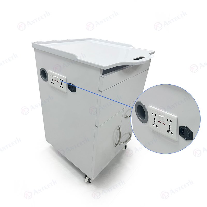 Multifunctional Combination Trolley Stainless Steel Medical Clinic Furniture Mobile Oral Scanner Cabinet Mobile Dental Cabinet