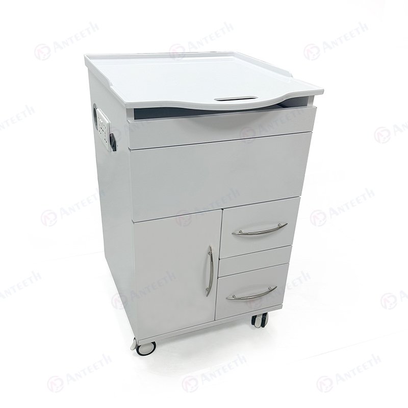 Multifunctional Combination Trolley Stainless Steel Medical Clinic Furniture Mobile Oral Scanner Cabinet Mobile Dental Cabinet