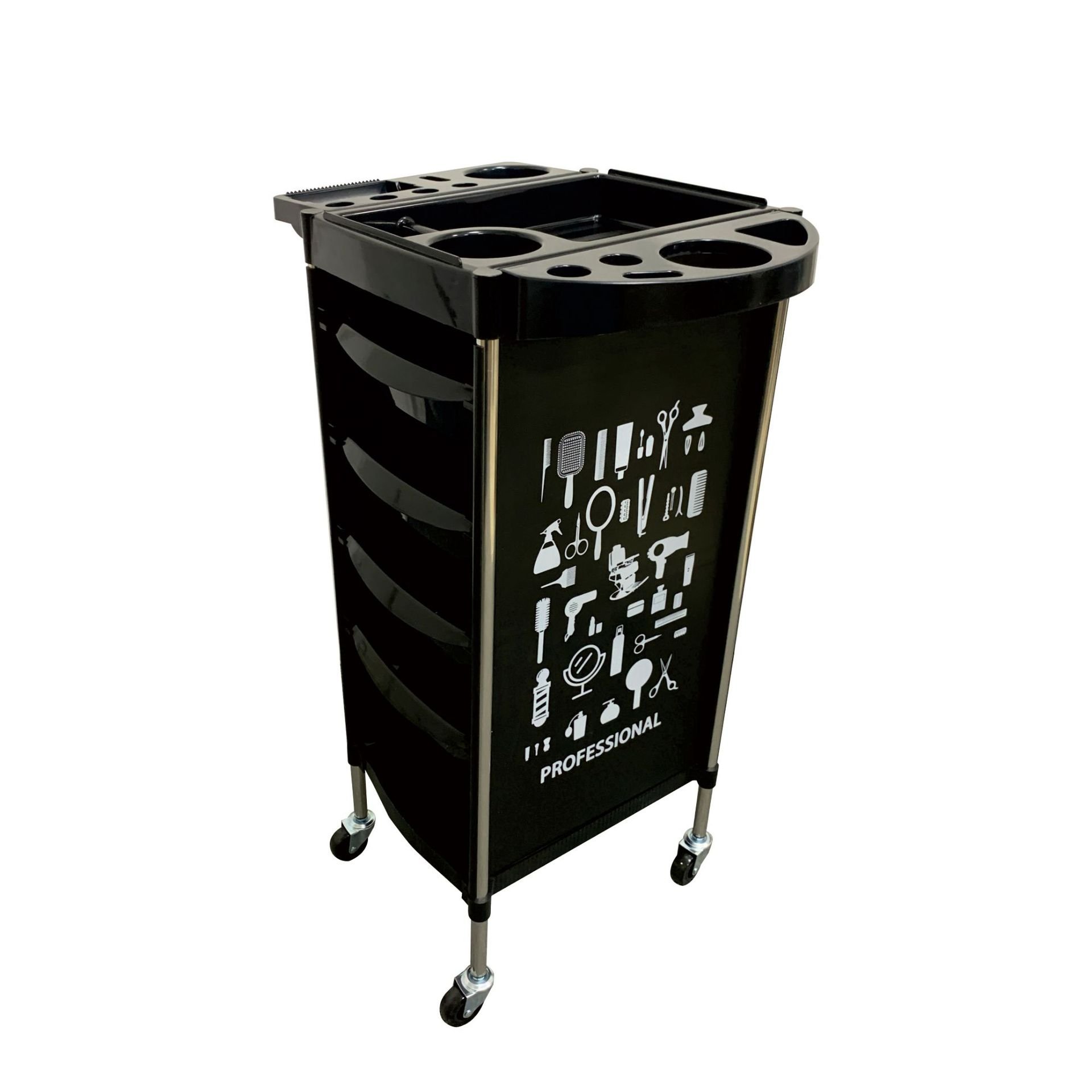 Hairdressing trolley home place removable storage racks Cross-border salon beauty portable tool car wholesale