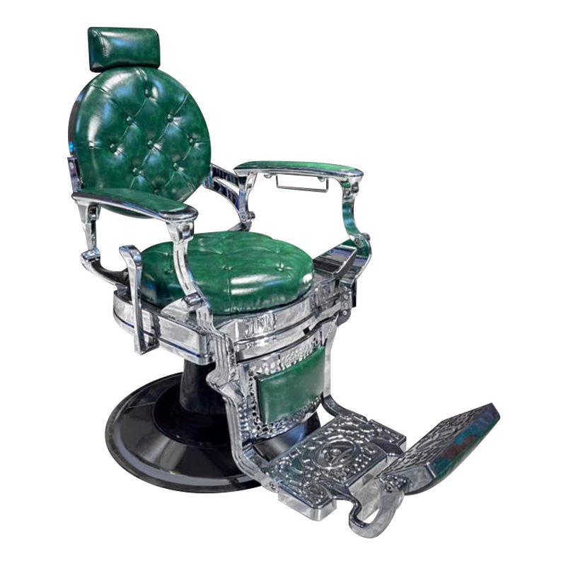 European Style Heavy Duty High-end hair salon furniture armchair leather barber seat chair