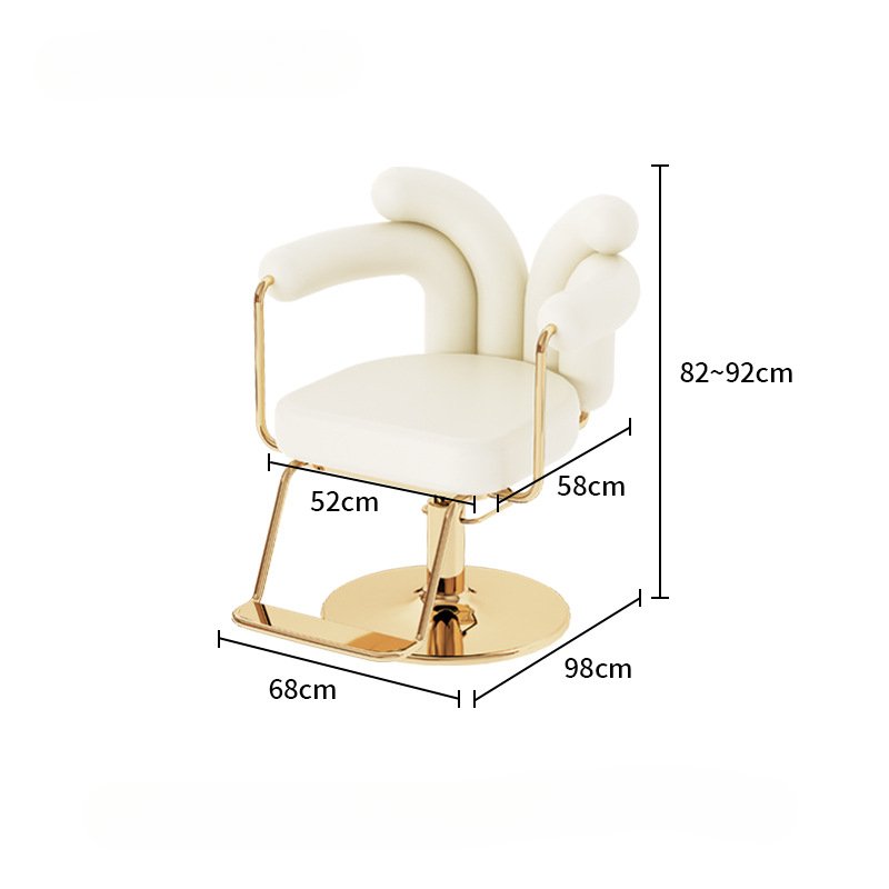 Durable Hairdressing Equipment Barber Chair Comfortable Styling Salon Furniture Classic Leather Customized Color