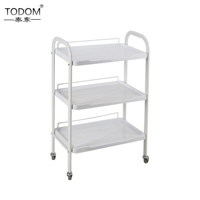 2020 New custom white facial furniture spa hairdressing cart beauty hair salon trolley cart
