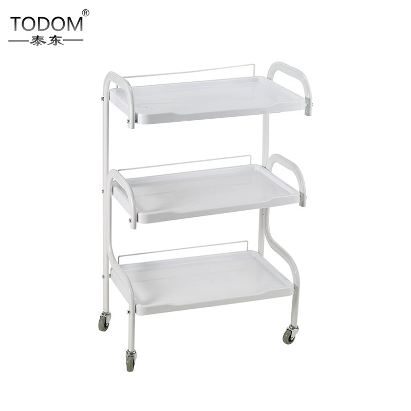 2020 New custom white facial furniture spa hairdressing cart beauty hair salon trolley cart